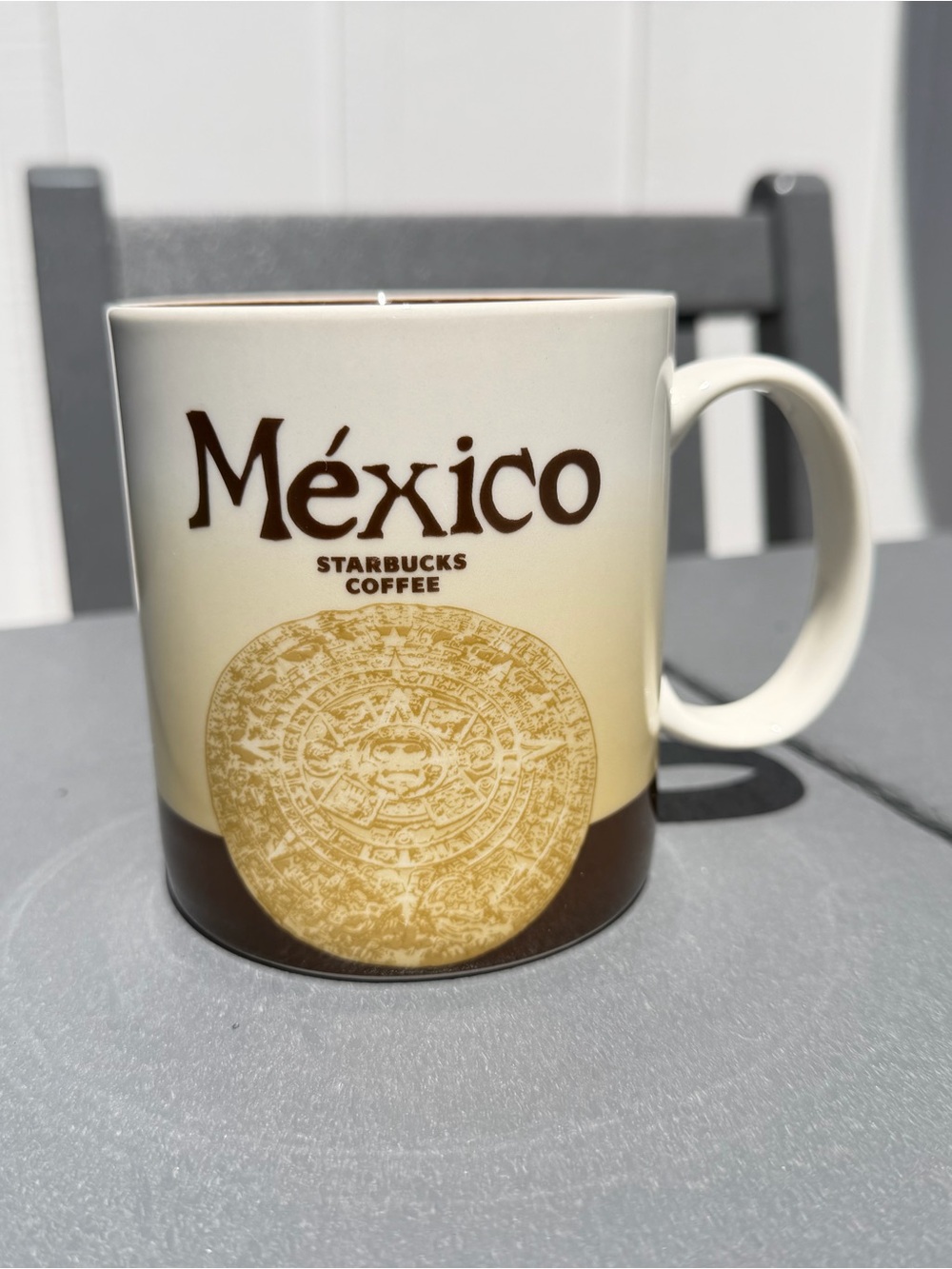 Starbucks México Coffee Tea Mug 16 oz — Cream & Brown